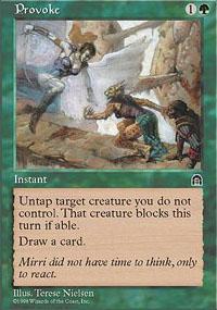 Provoke Magic Card
