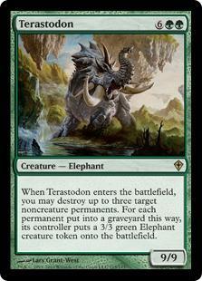 Terastodon Magic Card