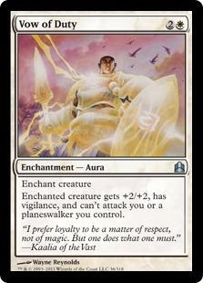 Vow of Duty Magic Card