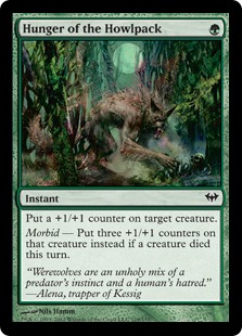 Hunger of the Howlpack Magic Card