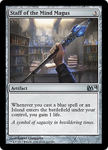 Staff of the Mind Magus Magic Card