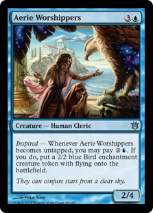 Aerie Worshippers Magic Card
