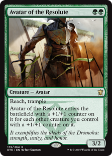 Avatar of the Resolute Magic Card