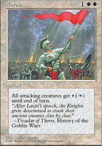 Morale Magic Card