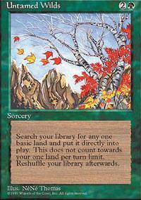 Untamed Wilds Magic Card