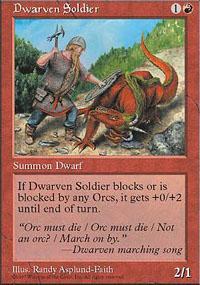 Dwarven Soldier Magic Card