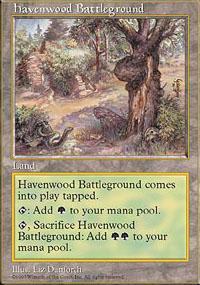 Havenwood Battleground Magic Card