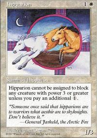 Hipparion Magic Card