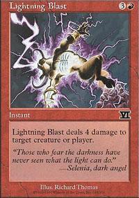 Lightning Blast Magic Card