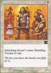 Standing Troops Magic Card