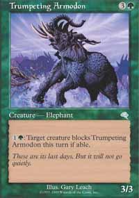 Trumpeting Armodon Magic Card