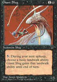 Giant Slug Magic Card