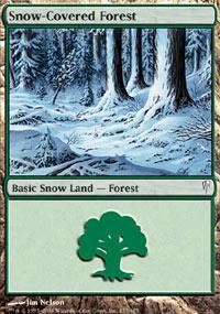 Snow-Covered Forest Magic Card
