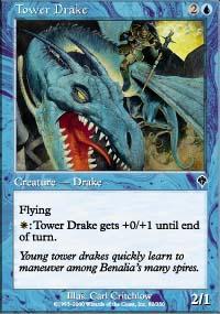Tower Drake Magic Card