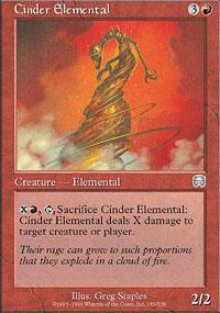 Cinder Elemental Magic Card