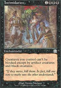 Intimidation Magic Card