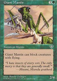 Giant Mantis Magic Card