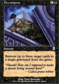 Decompose Magic Card