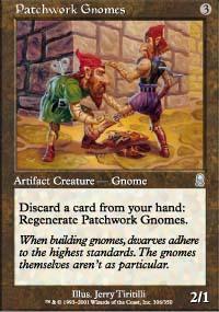 Patchwork Gnomes Magic Card