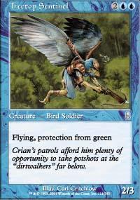 Treetop Sentinel Magic Card