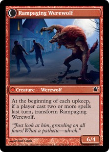 Rampaging Werewolf Magic Card