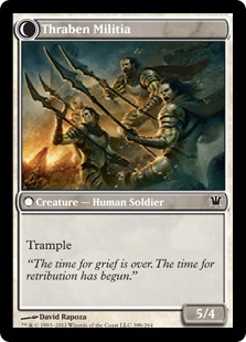 Thraben Militia Magic Card